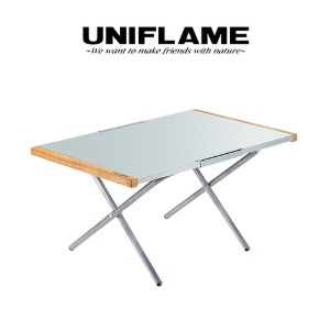 [682111] 유니프레임 파이어 테이블 L / 캠핑용 접이식 테이블
